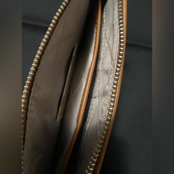 Michael Kors Large Rainbow Embellished Logo Canvas Pouch. - Picture 8 of 11